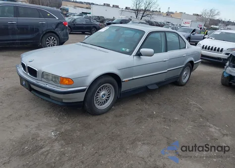 2000 BMW 740Ia from USA, damaged, VIN WBAGG8343YDN80997